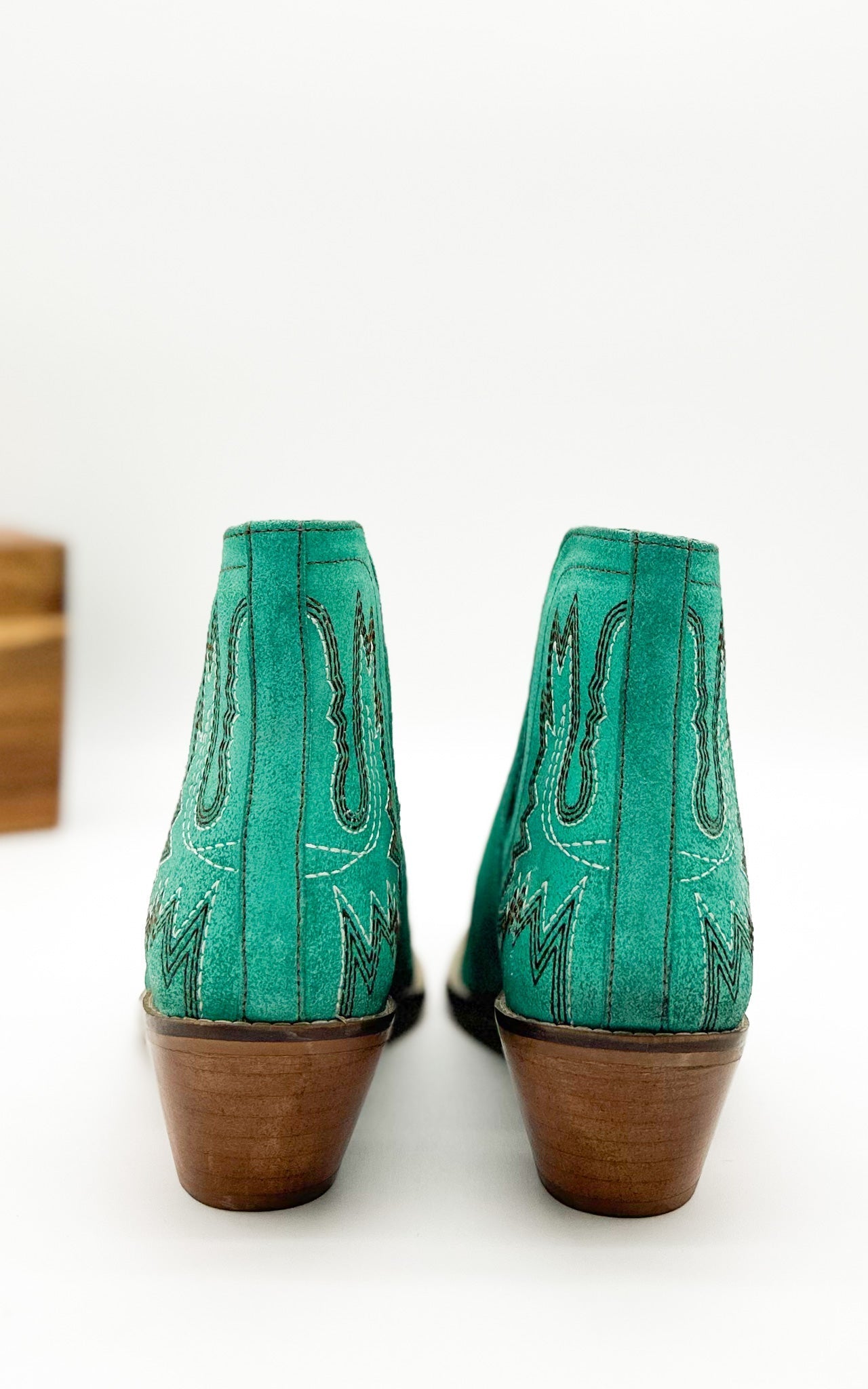 Kickin' Booties in Turquoise Suede - Southern Divas Boutique