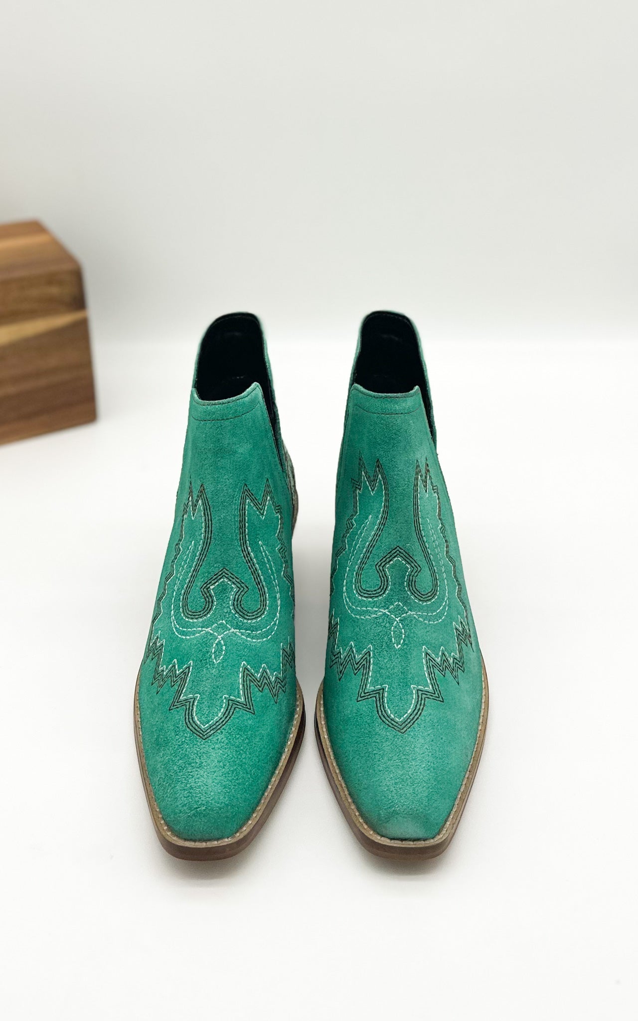 Kickin' Booties in Turquoise Suede - Southern Divas Boutique