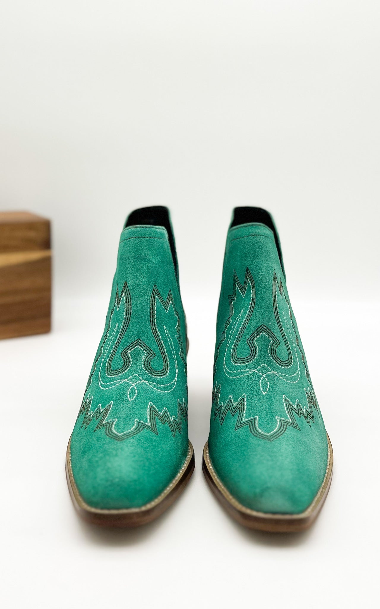 Kickin' Booties in Turquoise Suede - Southern Divas Boutique