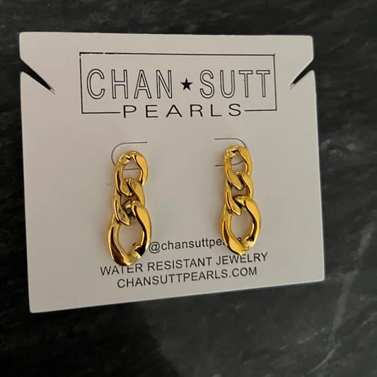SMALL PAPERCLIP EARRINGS - Southern Divas Boutique