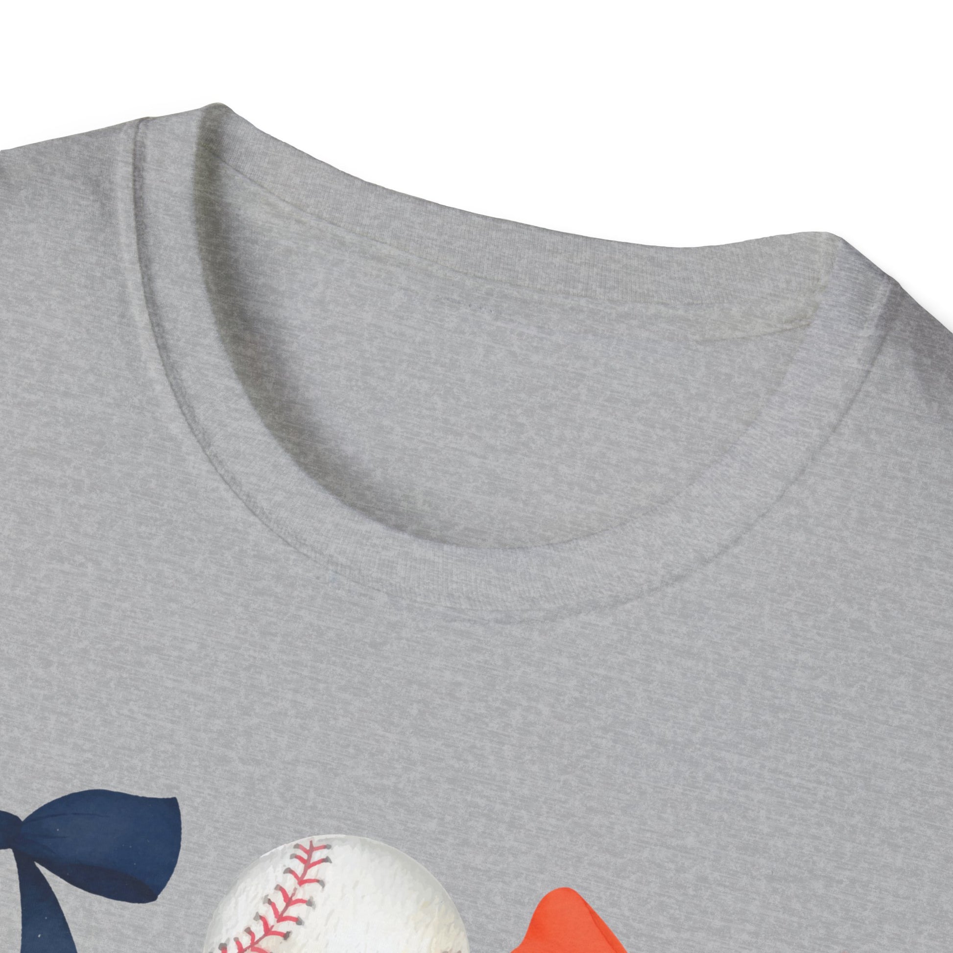 Houston Astros Coquette Bows Unisex Softstyle T-Shirt - Southern Divas Boutique
