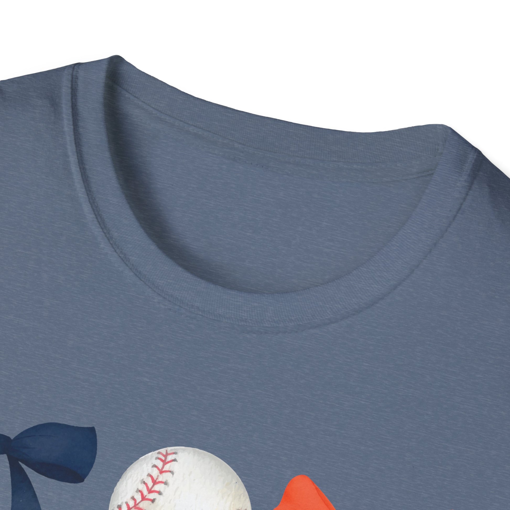 Houston Astros Coquette Bows Unisex Softstyle T-Shirt - Southern Divas Boutique