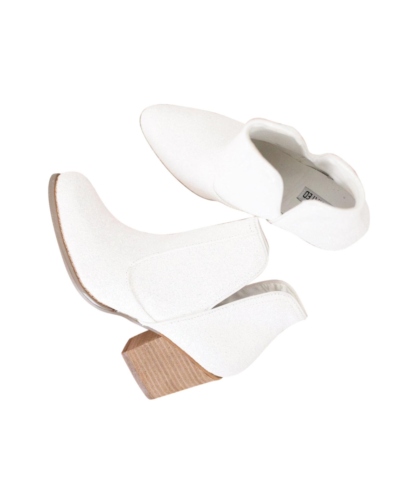 Fiera Booties in White - Southern Divas Boutique