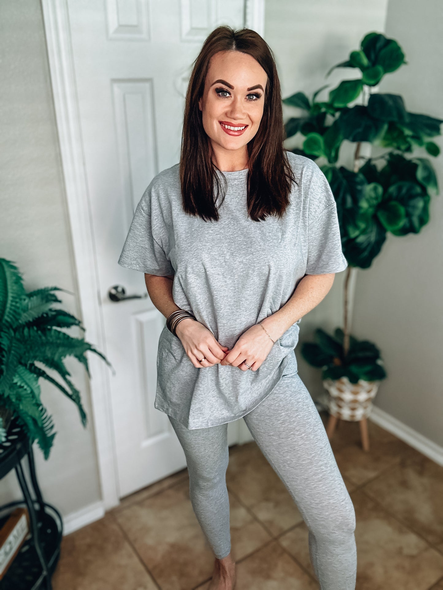 Another Favorite Set - Heather Grey - Southern Divas Boutique
