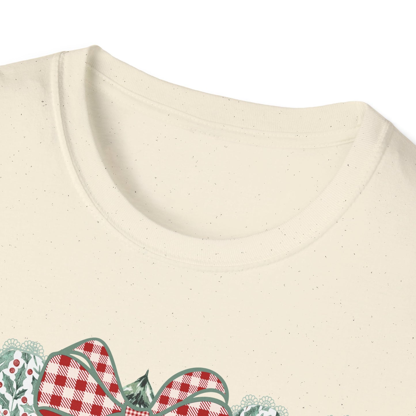 Joy to the World T-Shirt | Christmas Tree, Plaid Bow Holiday Tee