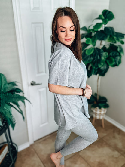 Another Favorite Set - Heather Grey - Southern Divas Boutique