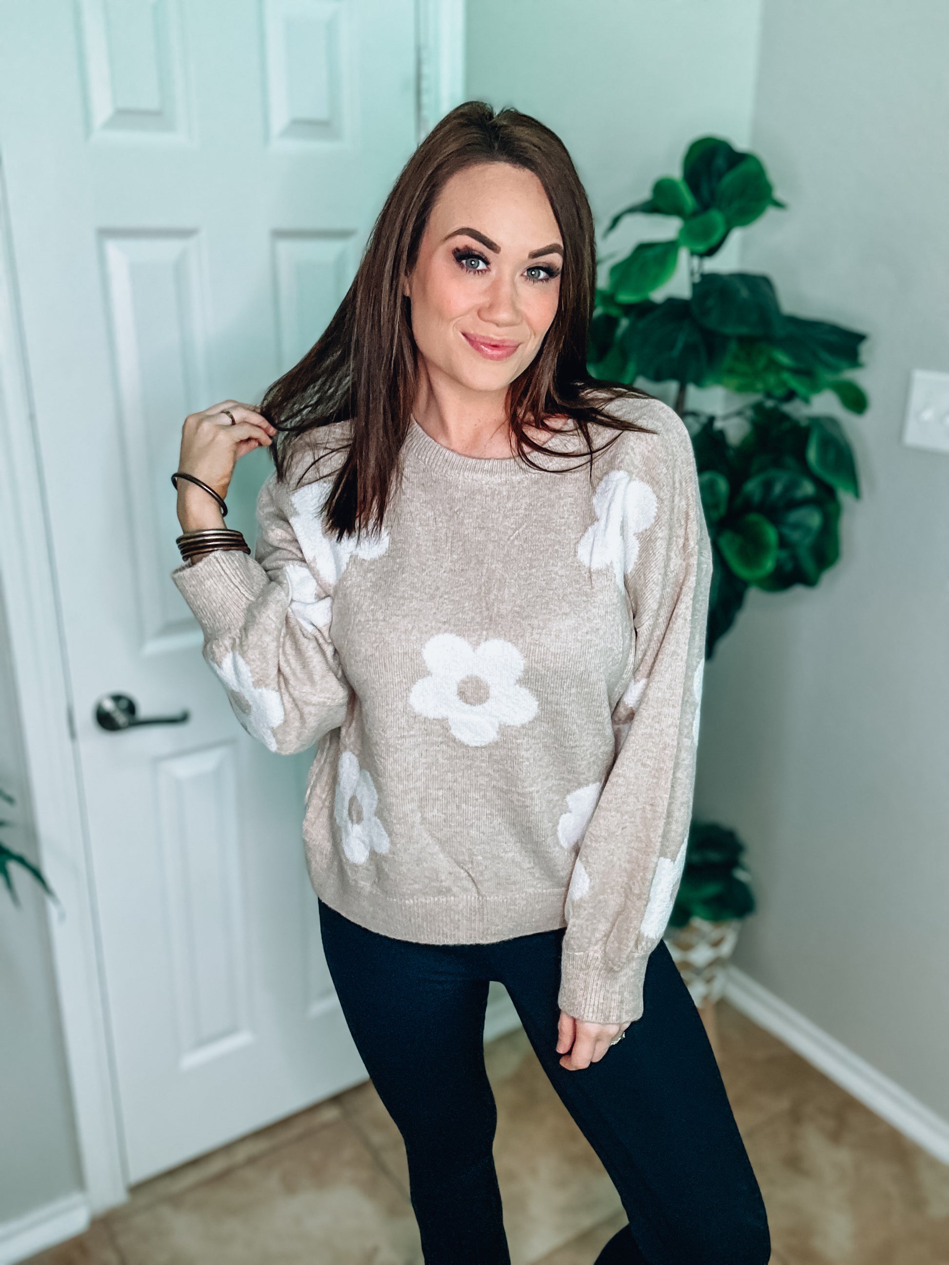Garden Romance Sweater - Southern Divas Boutique