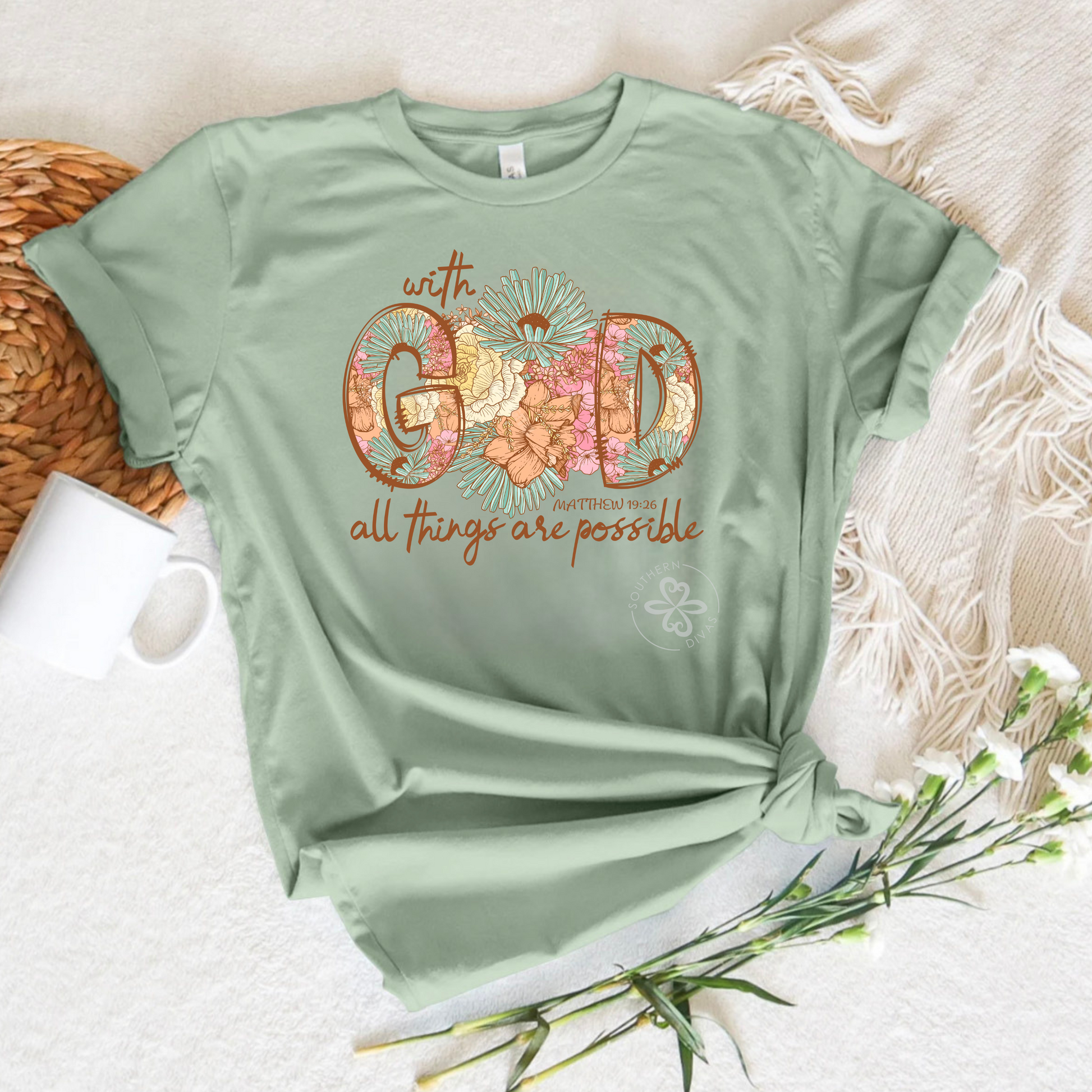 With God All Things Are Possible - Southern Divas Boutique