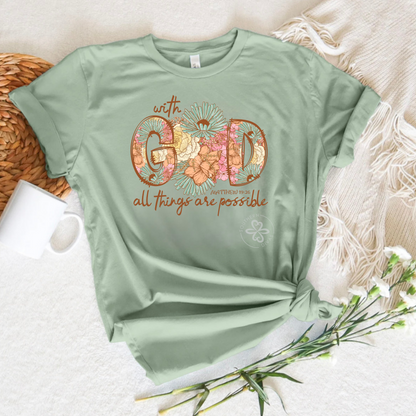 With God All Things Are Possible - Southern Divas Boutique