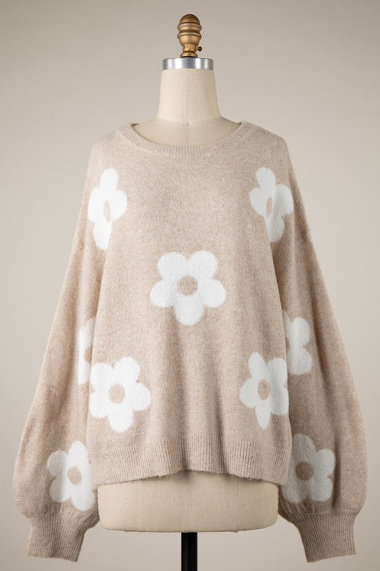 Garden Romance Sweater - Southern Divas Boutique