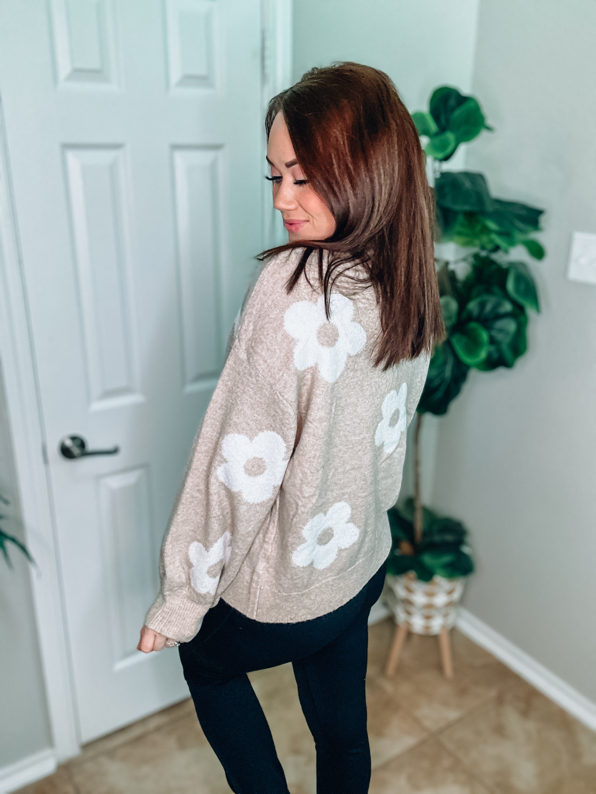 Garden Romance Sweater - Southern Divas Boutique