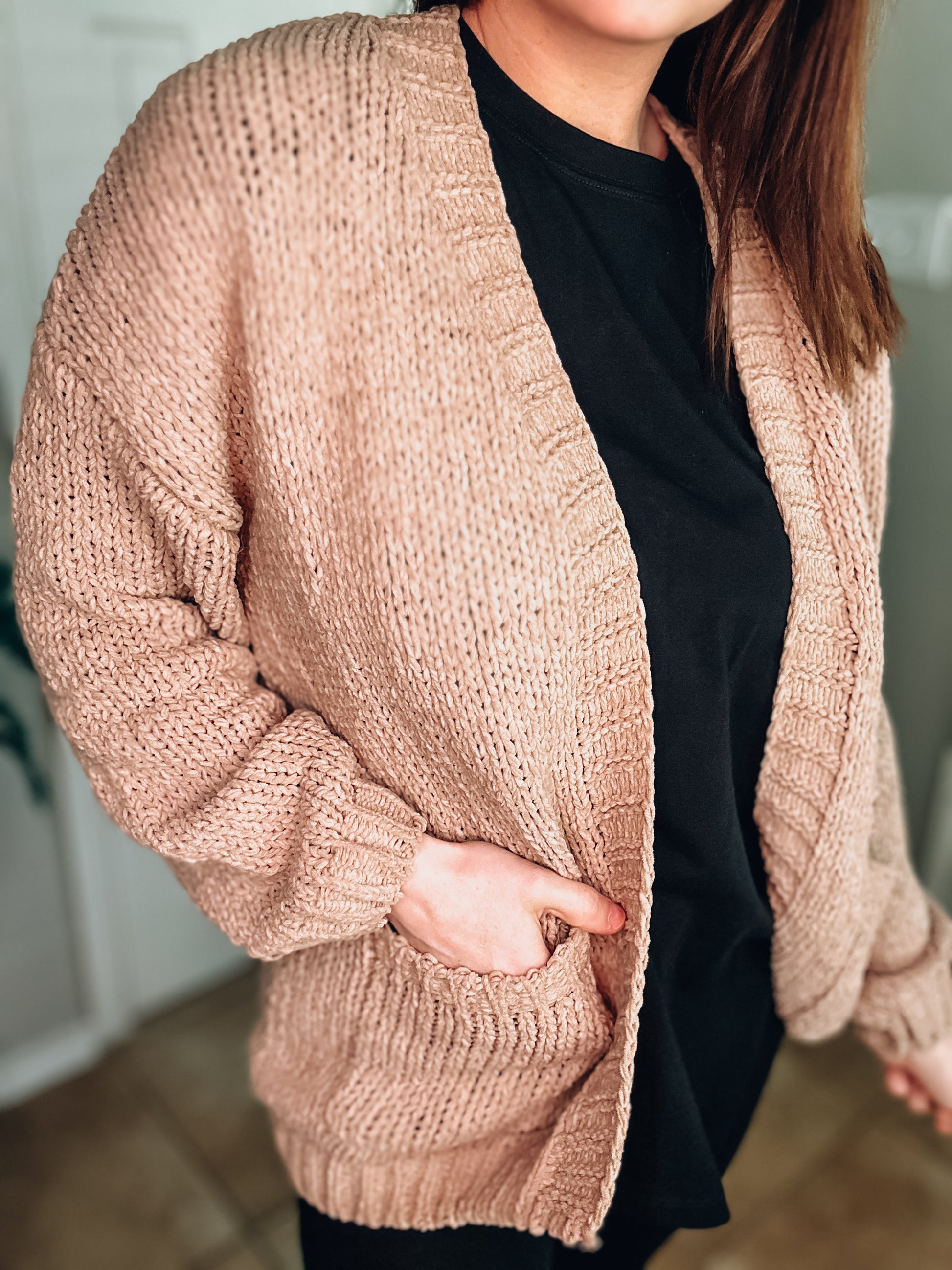 Cozy Moment Cable Knit Cardigan - Southern Divas Boutique