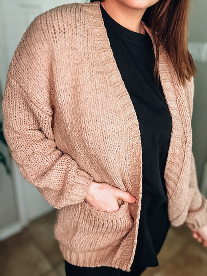 Cozy Moment Cable Knit Cardigan - Southern Divas Boutique