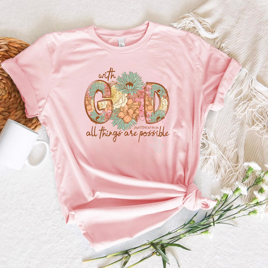 With God All Things Are Possible - Southern Divas Boutique