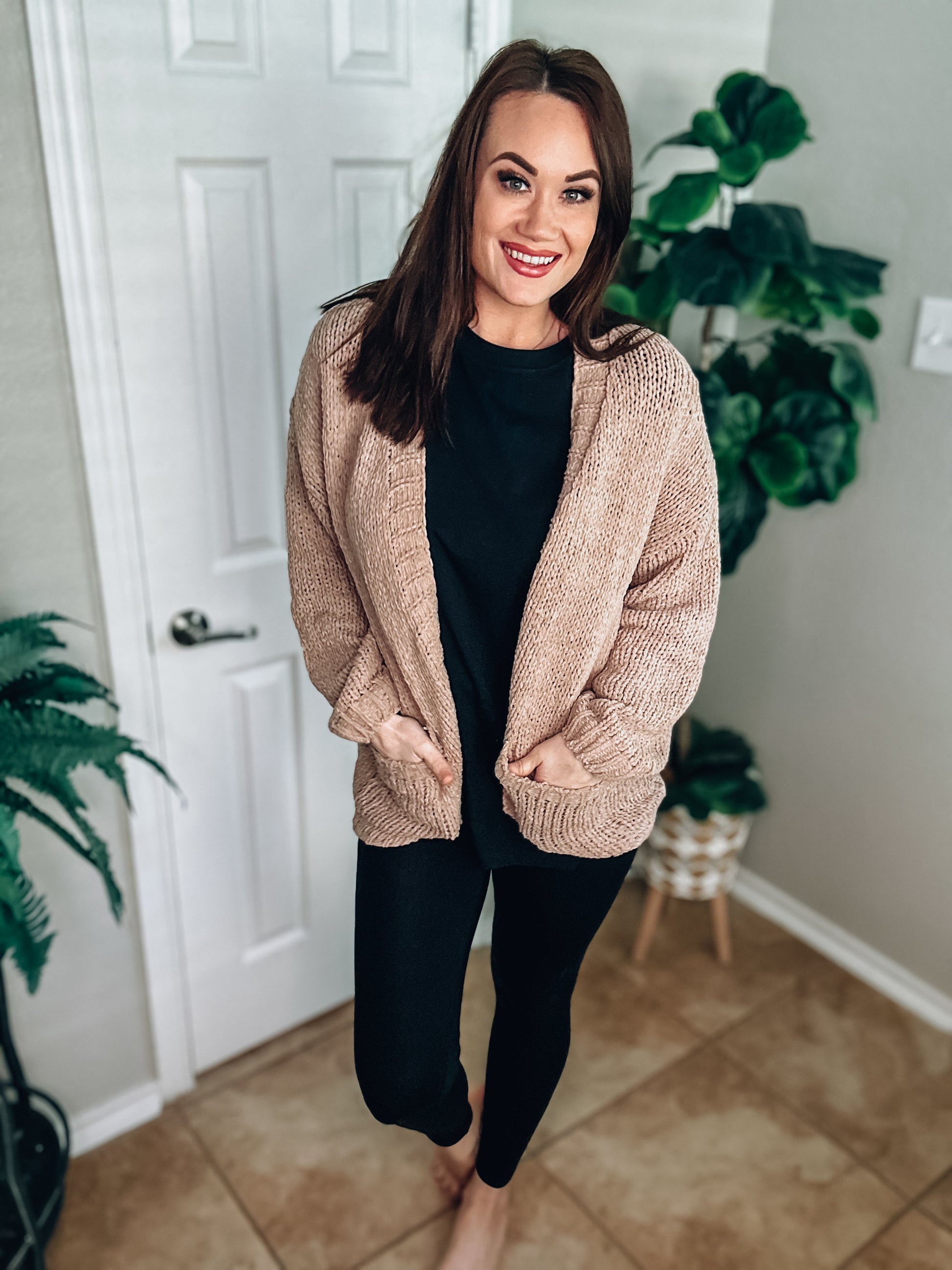 Cozy Moment Cable Knit Cardigan - Southern Divas Boutique
