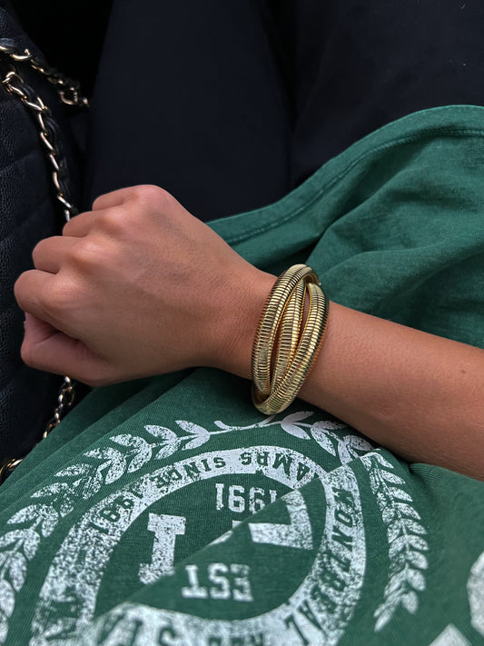TRIPLE GOLD EMMA BRACELET - Southern Divas Boutique