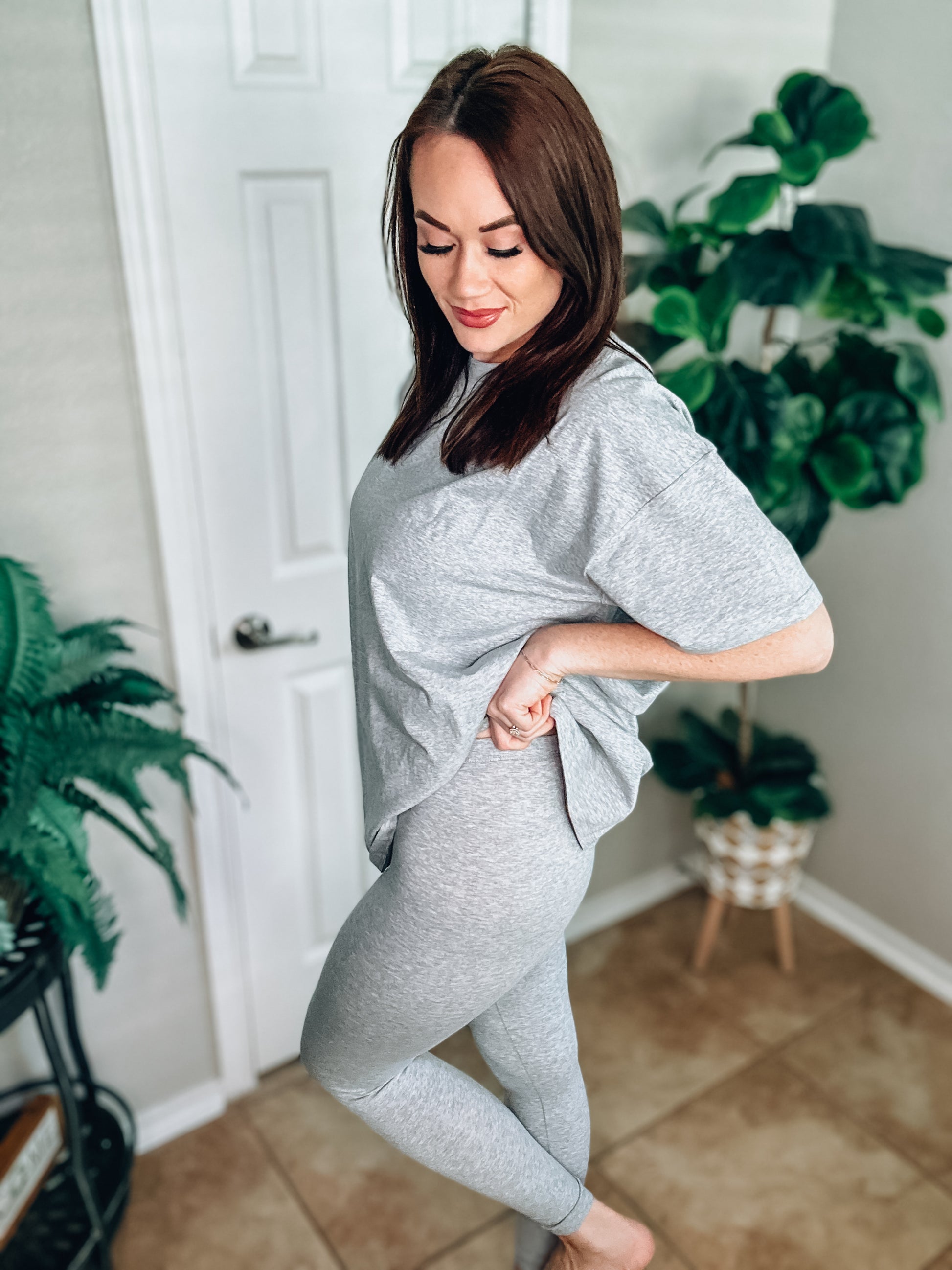 Another Favorite Set - Heather Grey - Southern Divas Boutique