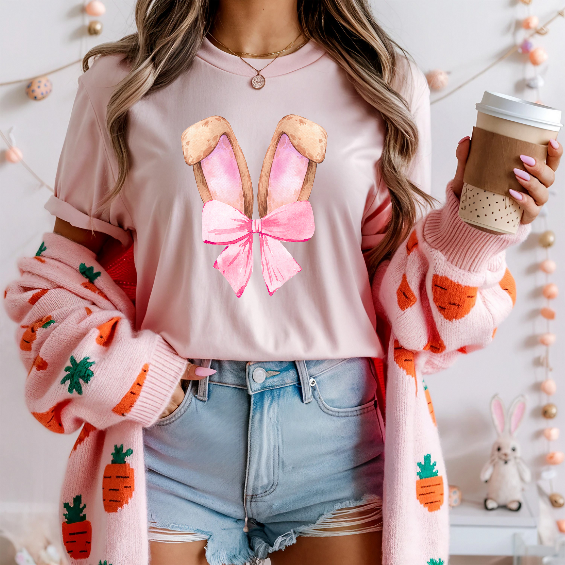 Coquette Bunny Ears - Southern Divas Boutique