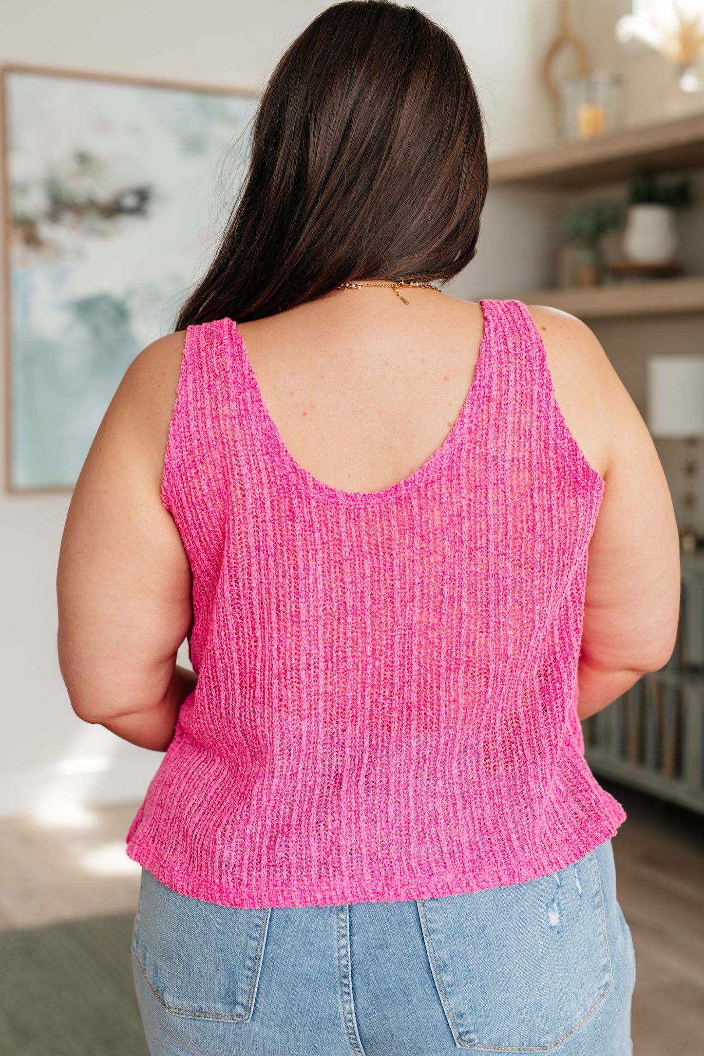A Major Upgrade Knit V-Neck Tank - Southern Divas Boutique