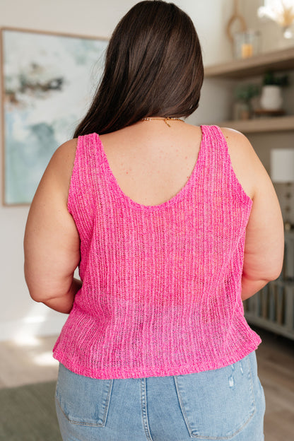 A Major Upgrade Knit V-Neck Tank - Southern Divas Boutique