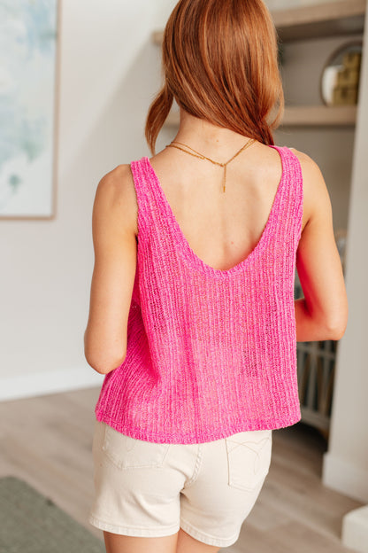 A Major Upgrade Knit V-Neck Tank - Southern Divas Boutique