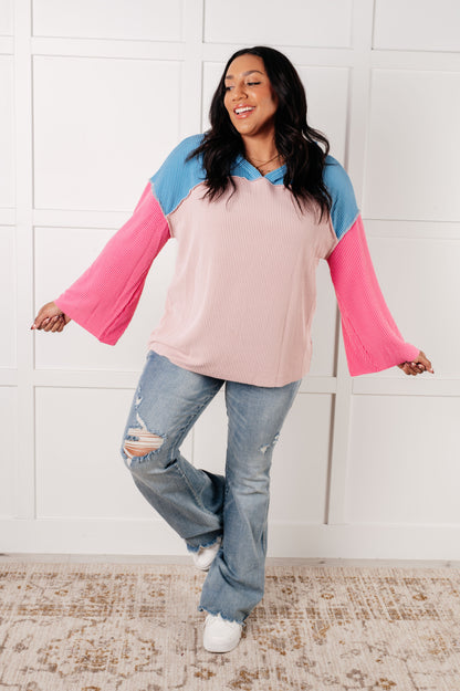 A-Tisket A-Tasket Color Block Pullover - Southern Divas Boutique
