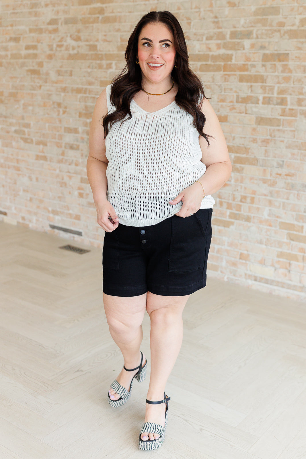 As It Was V-Neck Sweater Tank - Southern Divas Boutique