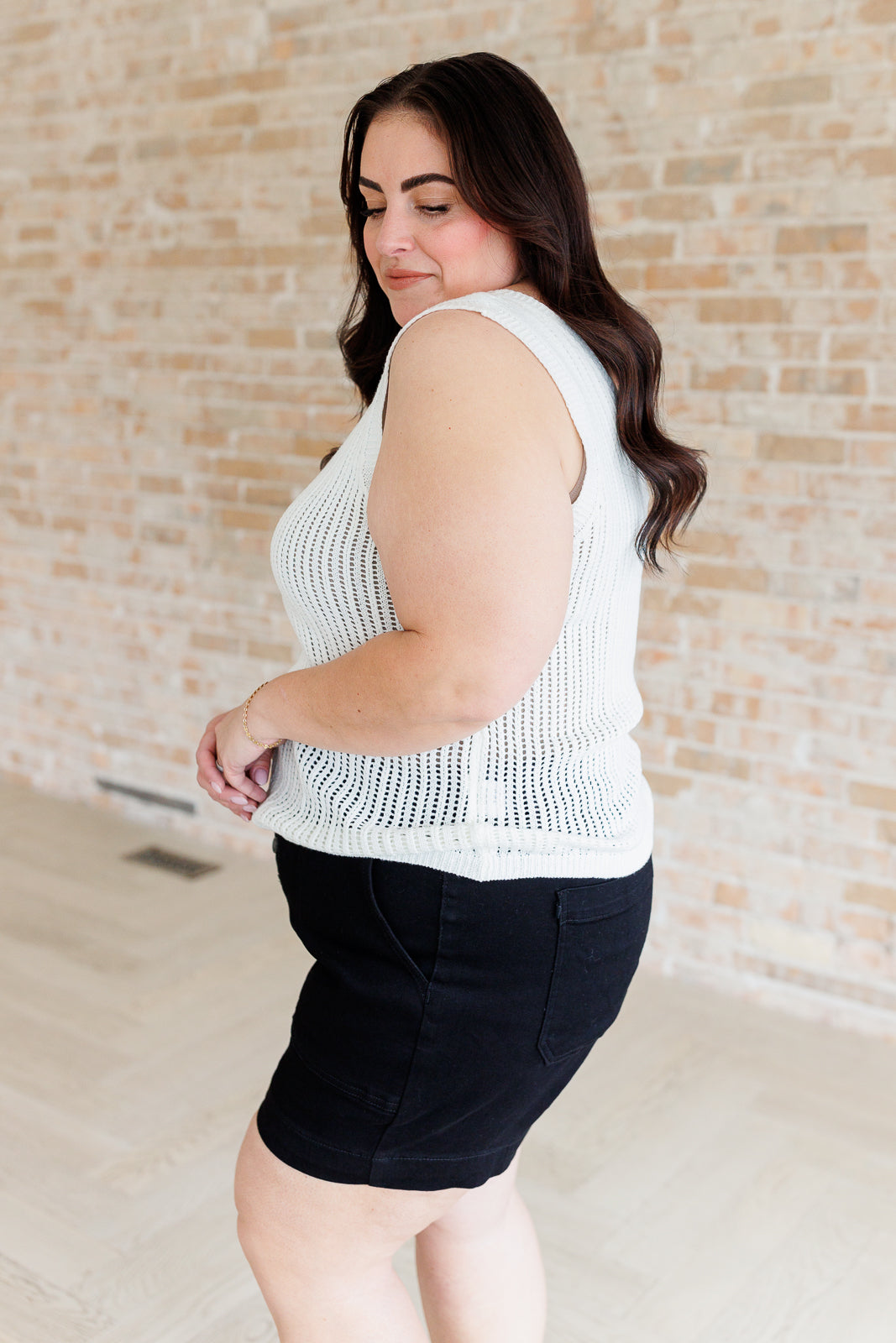 As It Was V-Neck Sweater Tank - Southern Divas Boutique