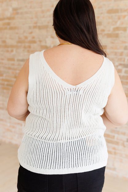 As It Was V-Neck Sweater Tank - Southern Divas Boutique