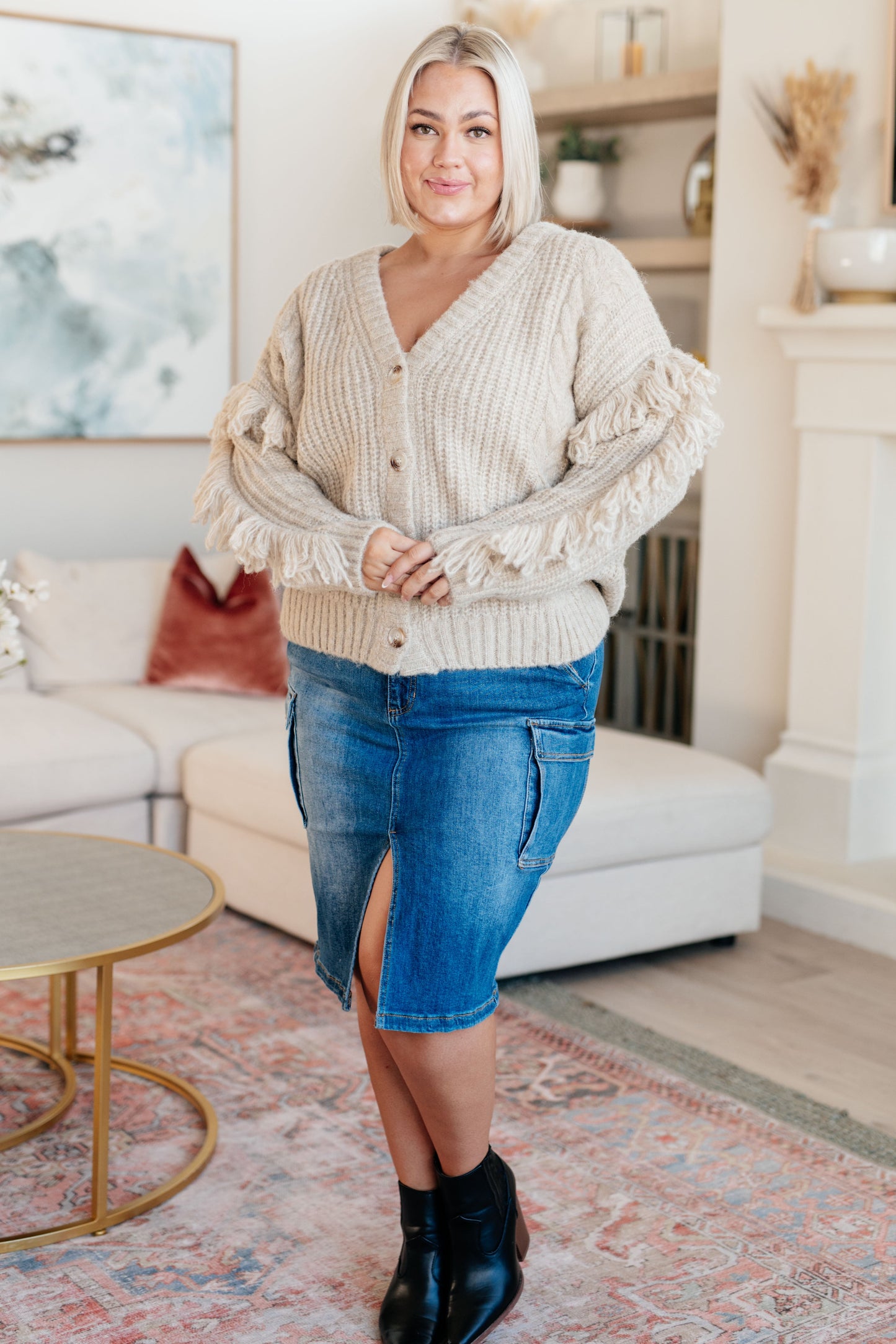 Ask Me About It Fringe Cardigan - Southern Divas Boutique