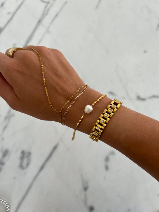 PEARL BEADED BRACELET - Southern Divas Boutique