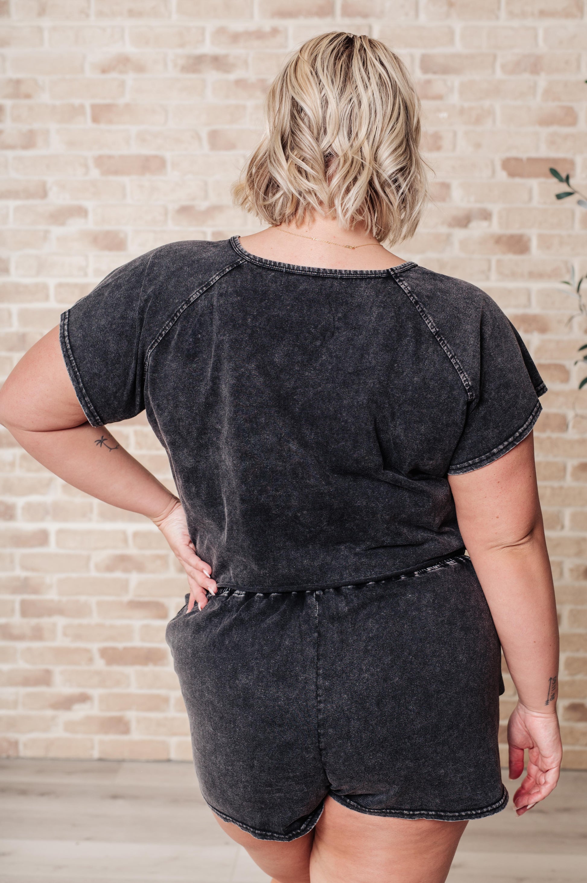 Back to Reality Mineral Wash Short Set - Southern Divas Boutique