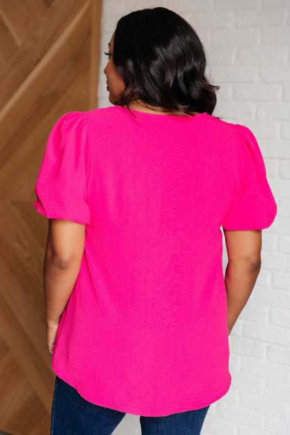 Belong Together Puff Sleeve Blouse - Southern Divas Boutique