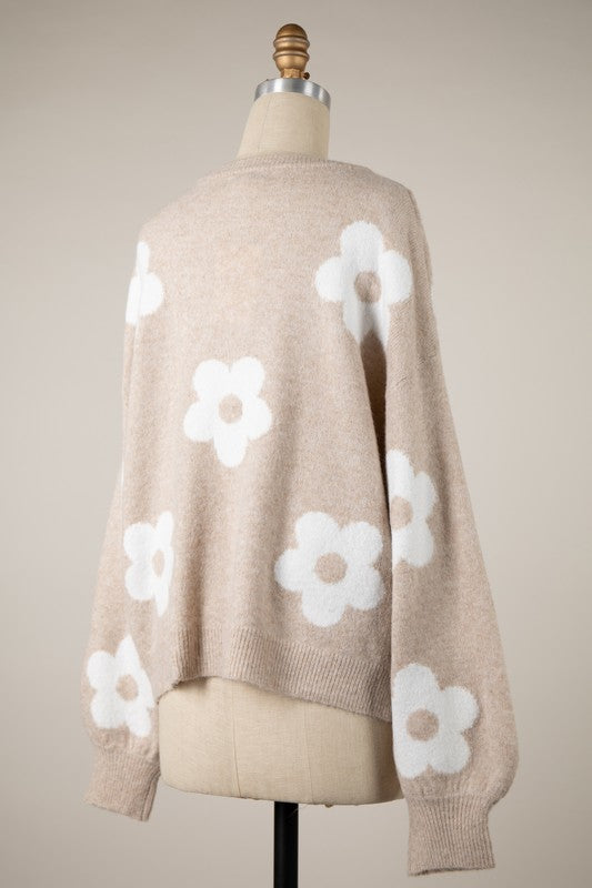 Garden Romance Sweater - Southern Divas Boutique
