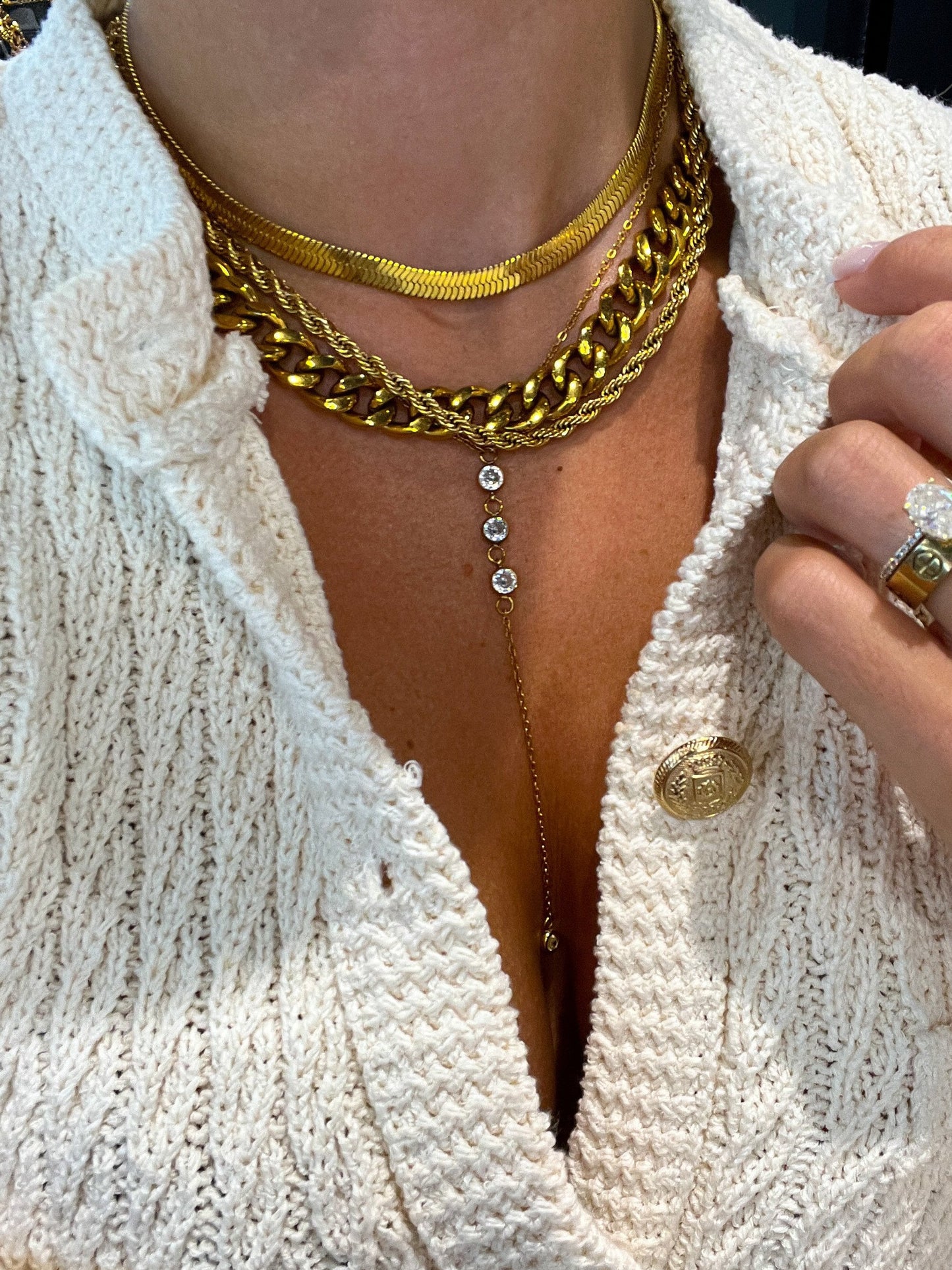 SNAKESKIN NECKLACE - Southern Divas Boutique