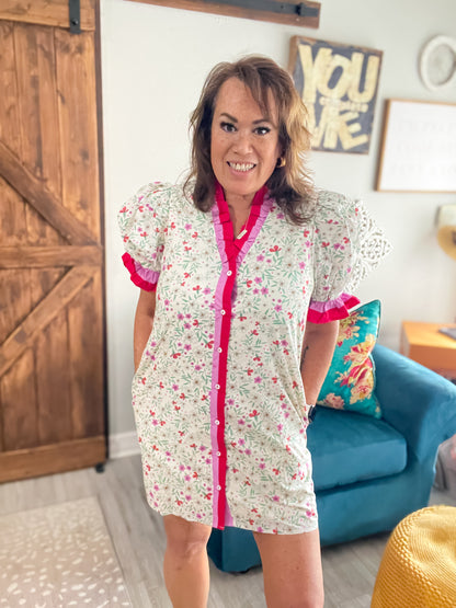 Blooming Smile Dress - Southern Divas Boutique