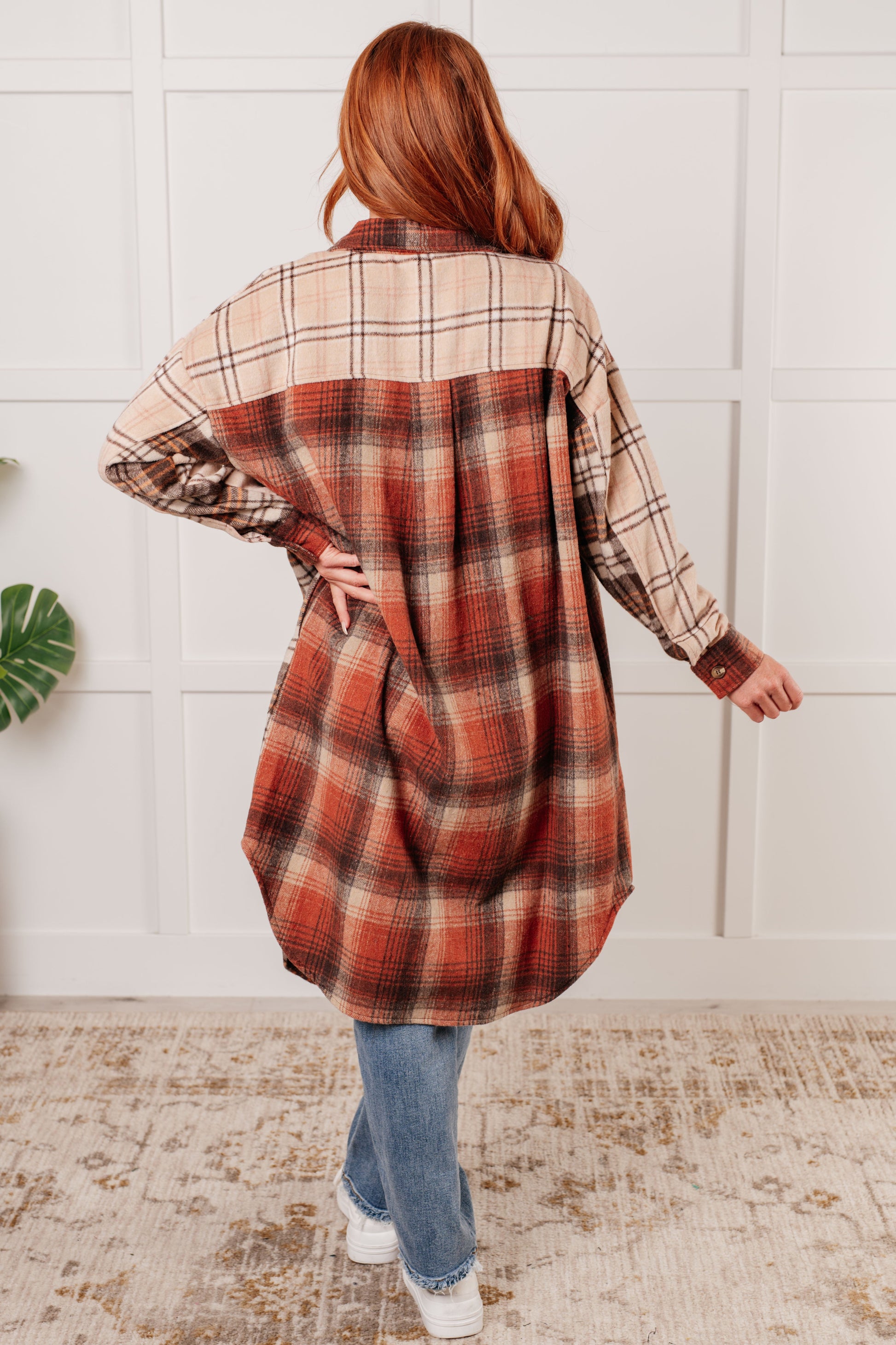 Cabin Fever Flannel Plaid Oversized Shacket - Southern Divas Boutique