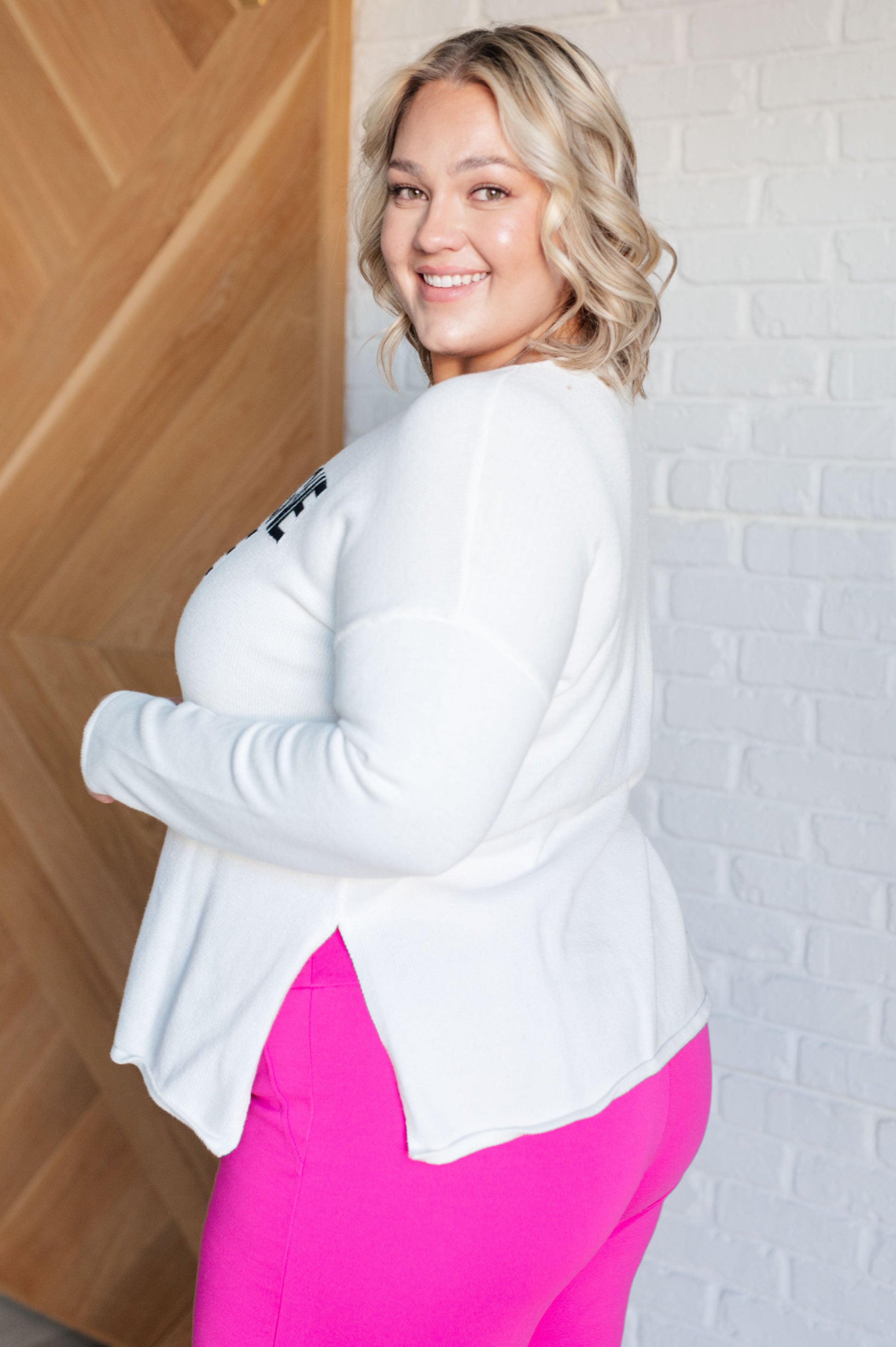 Champagne Please Lightweight Sweater - Southern Divas Boutique