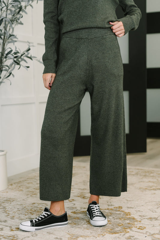 Clove Culottes in Moss - Southern Divas Boutique