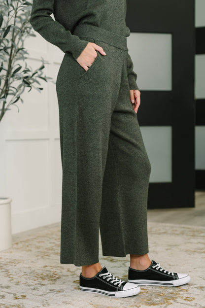 Clove Culottes in Moss - Southern Divas Boutique