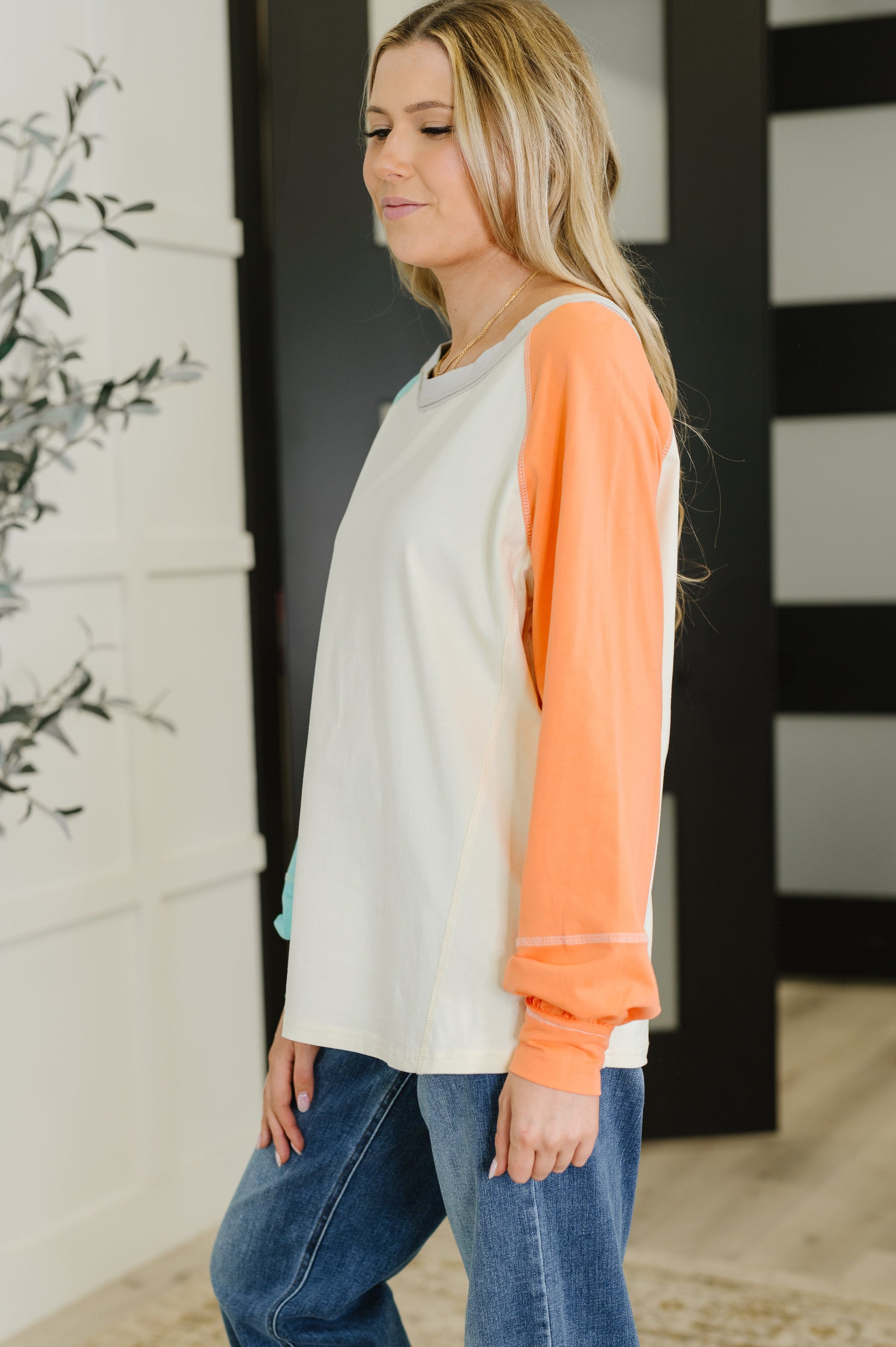 Color Me Confused Color Block Top - Southern Divas Boutique