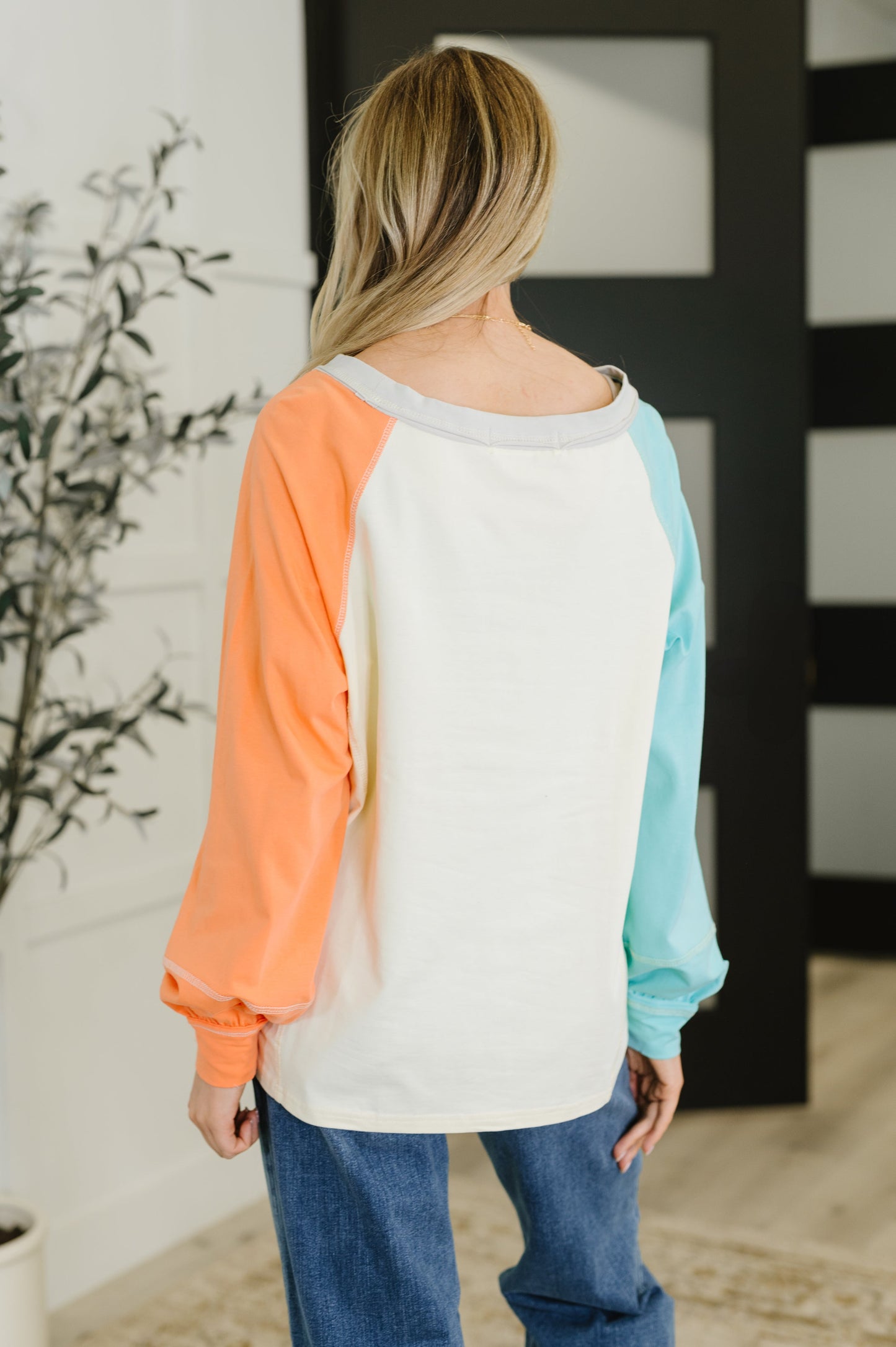 Color Me Confused Color Block Top - Southern Divas Boutique