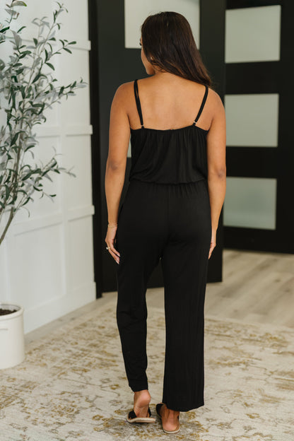 Completely Justified Jumpsuit in Black - Southern Divas Boutique