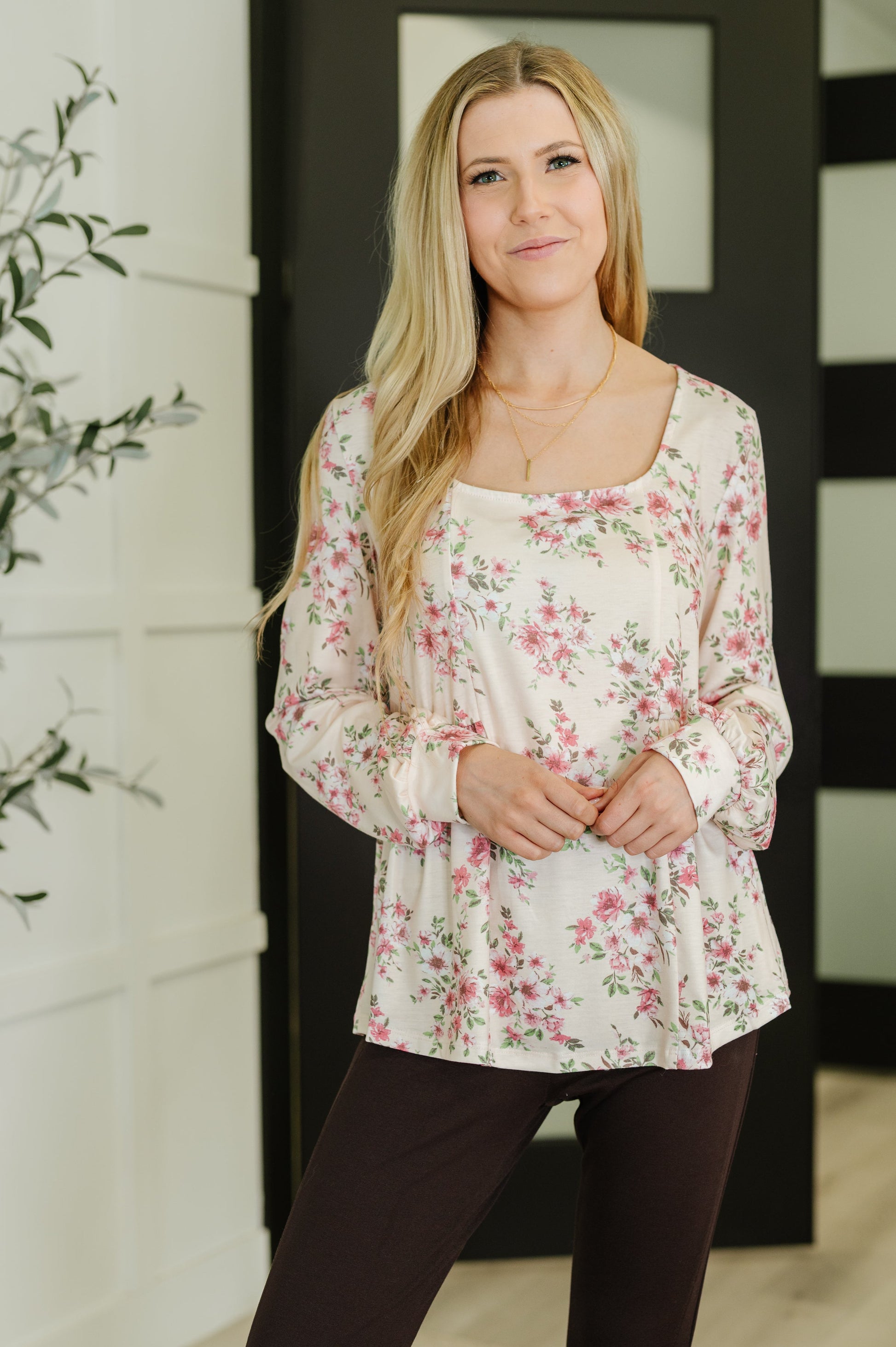 Cool to Be Kind Floral Blouse - Southern Divas Boutique