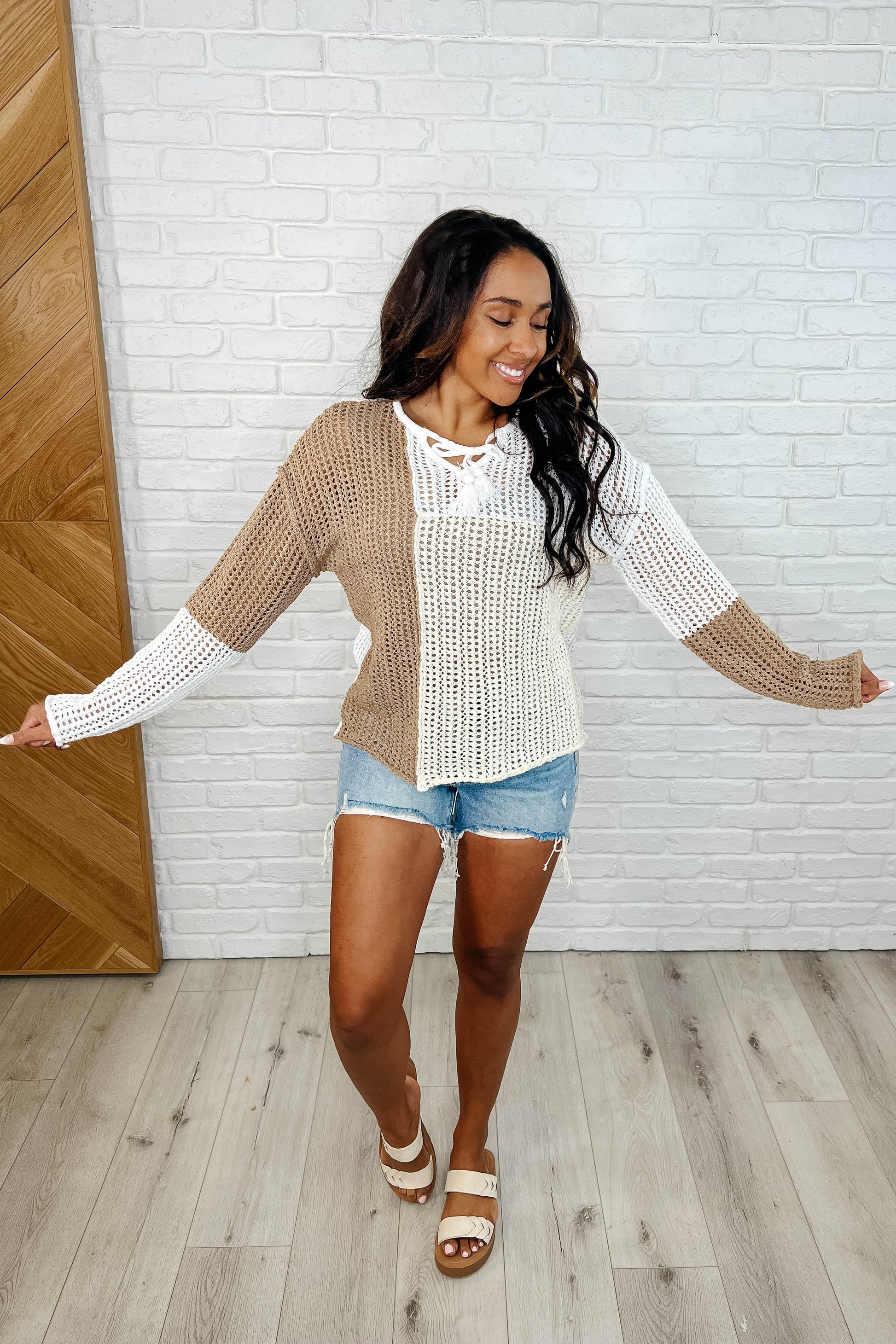 Corner of the Block Loose Knit Sweater - Southern Divas Boutique