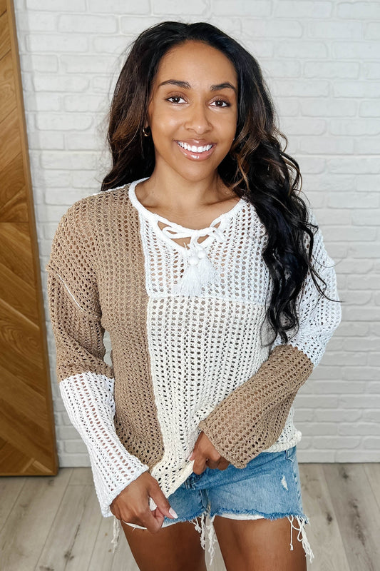 Corner of the Block Loose Knit Sweater - Southern Divas Boutique