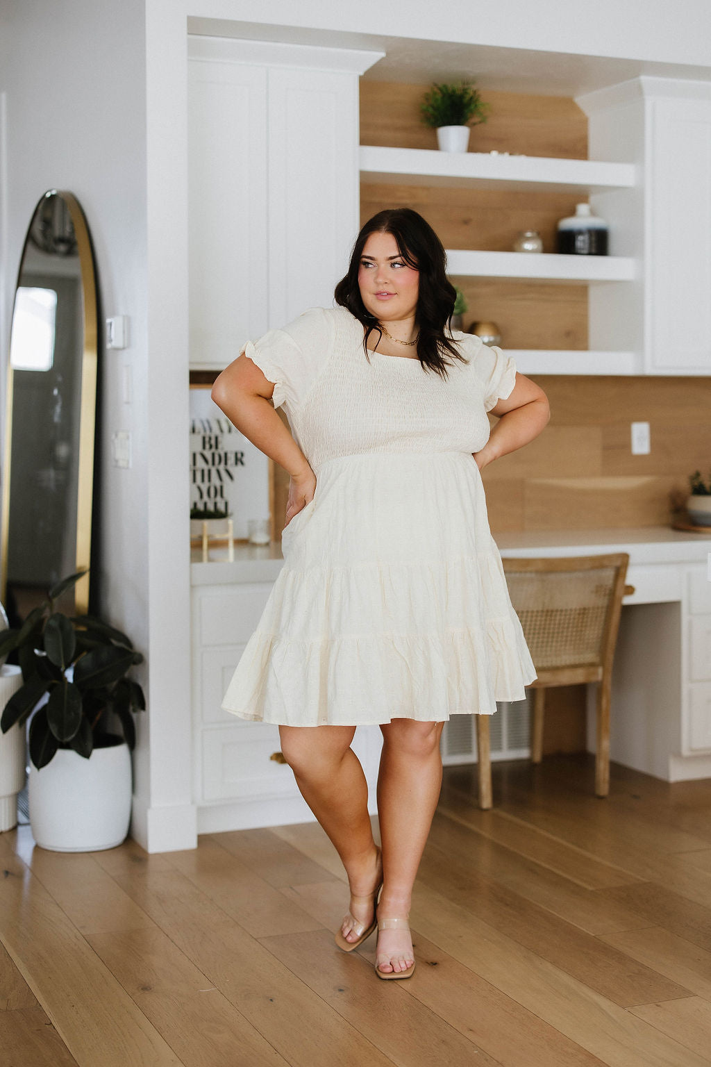 Cute Situation Square Neck Dress - Southern Divas Boutique