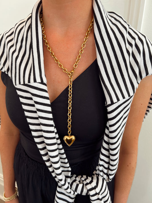 XL HEART NECKLACE - Southern Divas Boutique