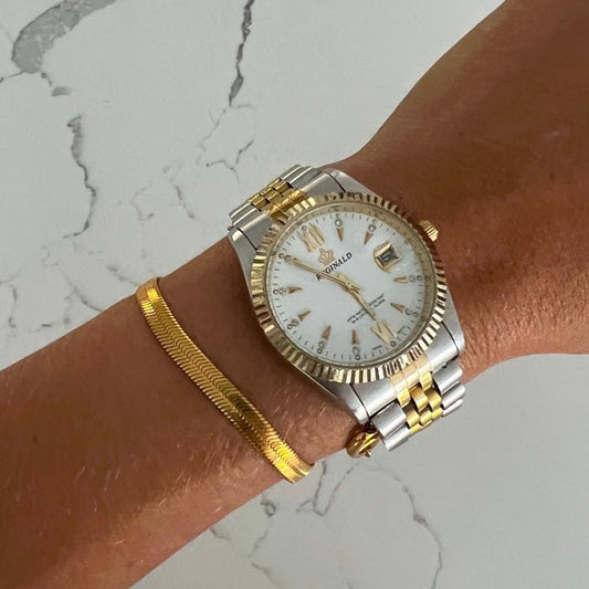 THICK HERRINGBONE BRACELET - Southern Divas Boutique