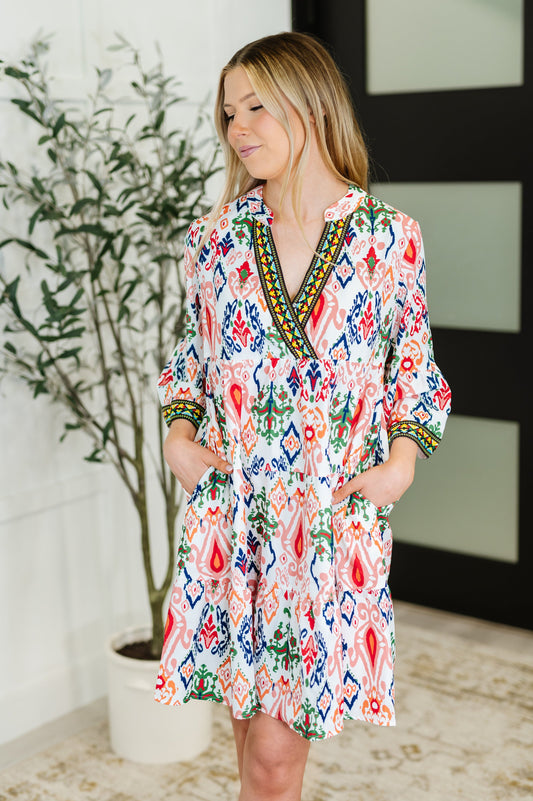 Depend on Me Boho Tiered Dress - Southern Divas Boutique